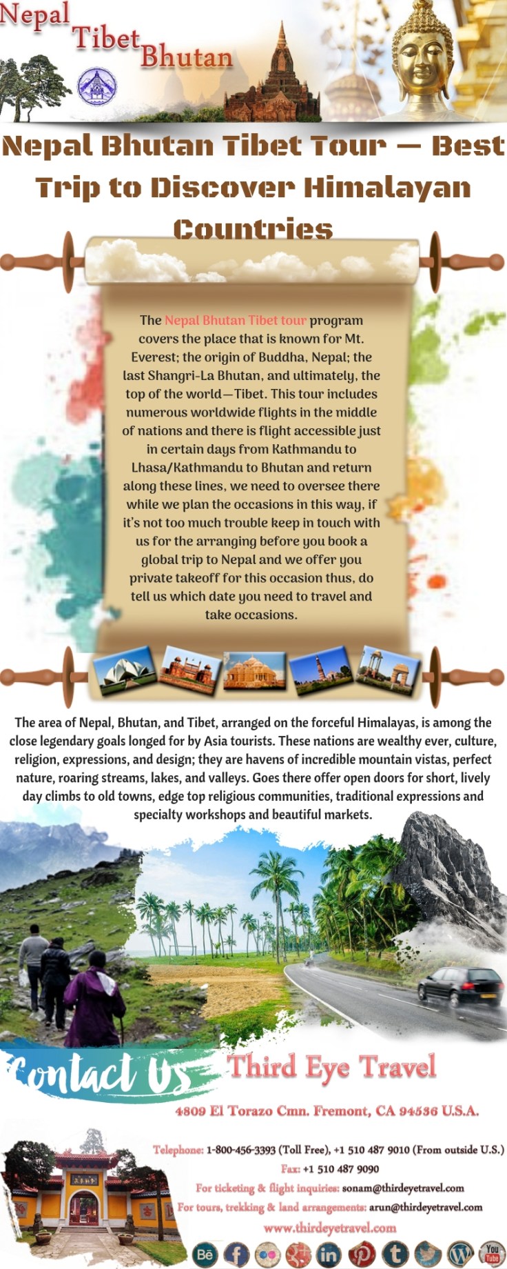 Nepal Bhutan Tibet Tour — Best Trip to Discover Himalayan Countries